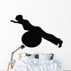 Aerobic Fitness Silhouette Wall Decal