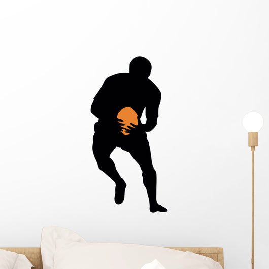 Football Silhouette Wall Decal