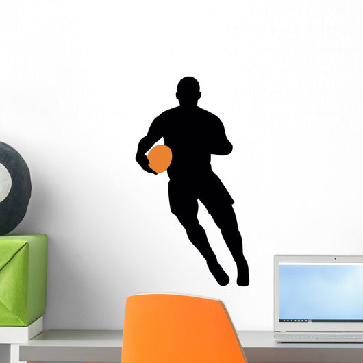 Football Silhouette Wall Decal