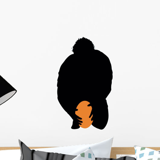 Football Silhouette Wall Decal
