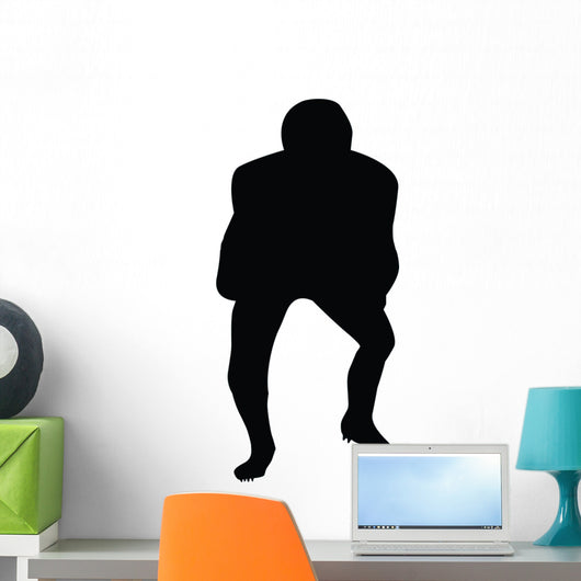 Football Silhouette Wall Decal