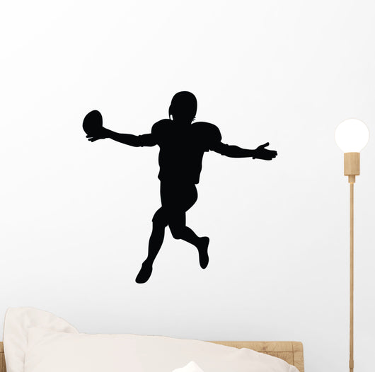 Football Silhouette Wall Decal