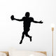 Football Silhouette Wall Decal