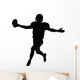 Football Silhouette Wall Decal