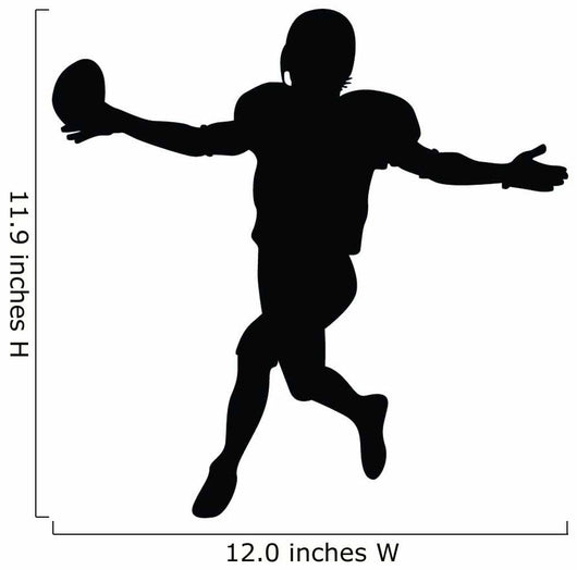 Football Silhouette Wall Decal