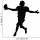Football Silhouette Wall Decal