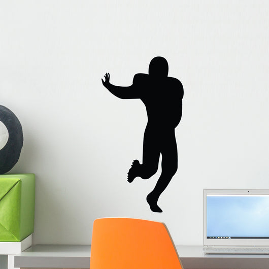 Football Silhouette Wall Decal