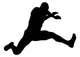 Athletic Runner Silhouette Wall Decal