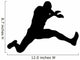 Athletic Runner Silhouette Wall Decal