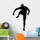 Athletic Runner Silhouette Wall Decal