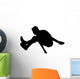 Athletic Runner Silhouette Wall Decal