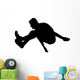 Athletic Runner Silhouette Wall Decal