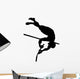 High Jump Track and Field Silhouette Wall Decal
