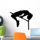 High Jump Track and Field Silhouette Wall Decal