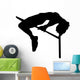 High Jump Track and Field Silhouette Wall Decal