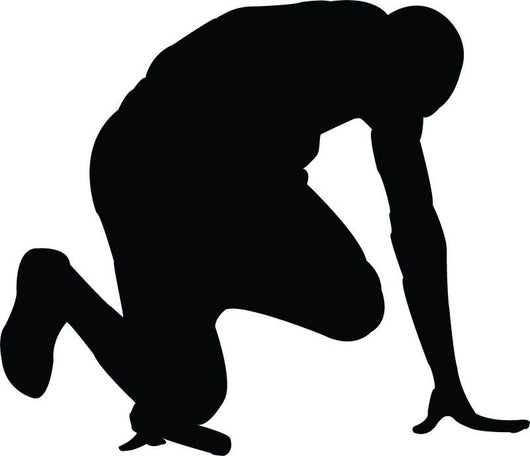 Running Silhouette Wall Decal