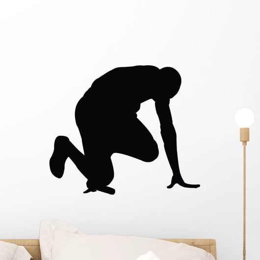 Running Silhouette Wall Decal