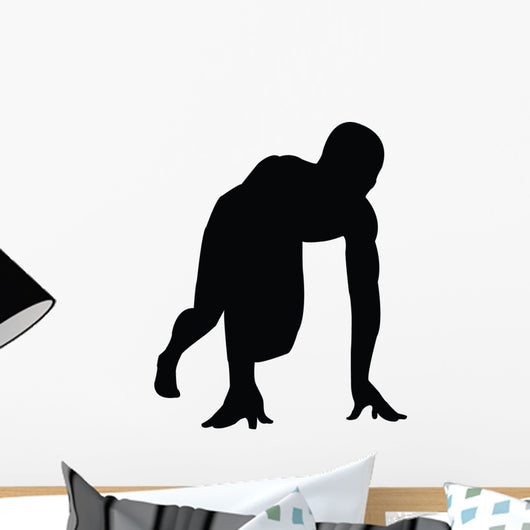 Running Silhouette Wall Decal