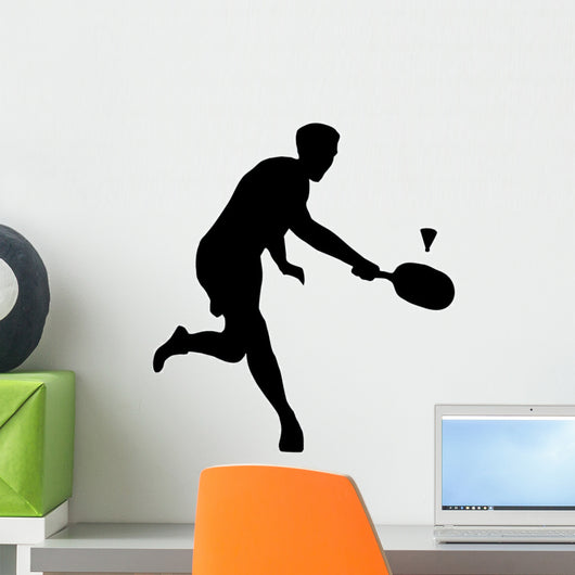 Badminton Silhouette Wall Decal