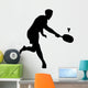 Badminton Silhouette Wall Decal