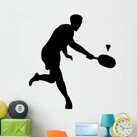 Badminton Silhouette Wall Decal