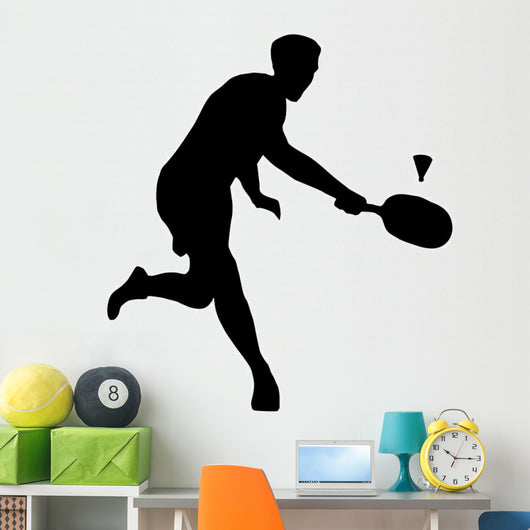 Badminton Silhouette Wall Decal