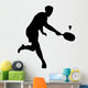 Badminton Silhouette Wall Decal