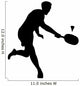 Badminton Silhouette Wall Decal
