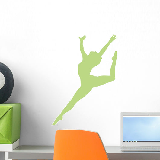 Lime Green Attitude Ballet Wall Decal
