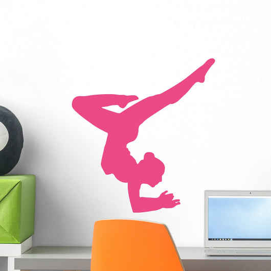 Hot Pink Balanced Dancer Wall Decal