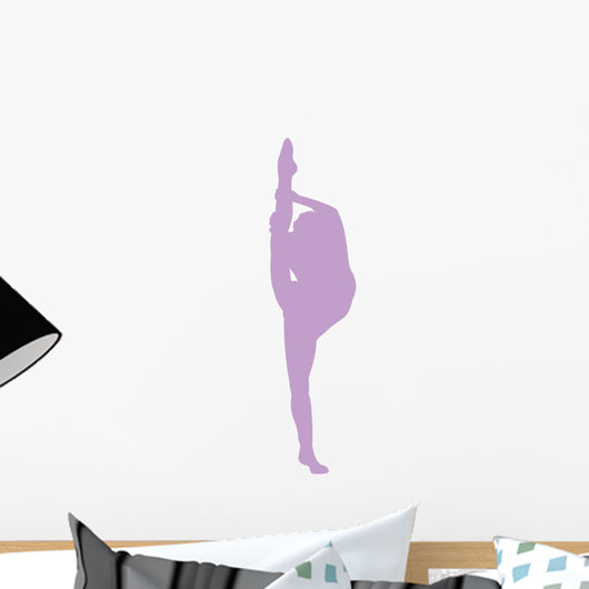 Ballet Silhouette Lavender Wall Decal