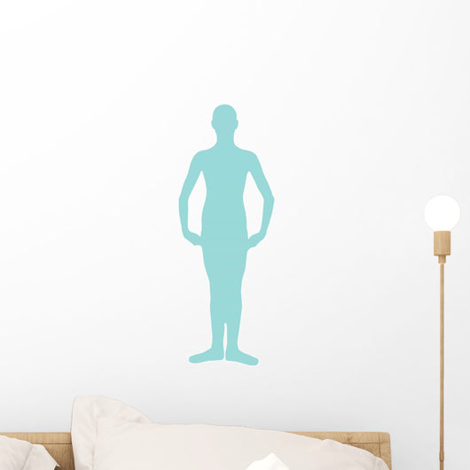 Blue First Position Ballerina Wall Decal