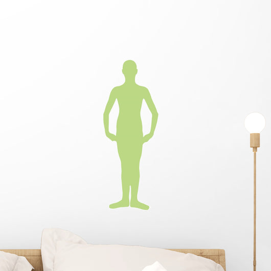 Green First Position Ballerina Wall Decal