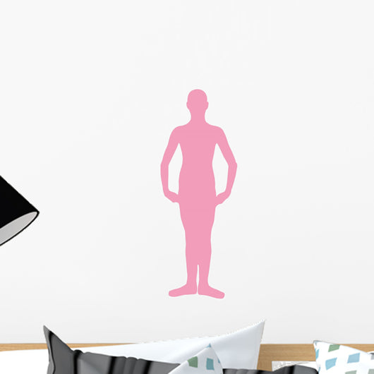 Pink First Position Ballerina Wall Decal
