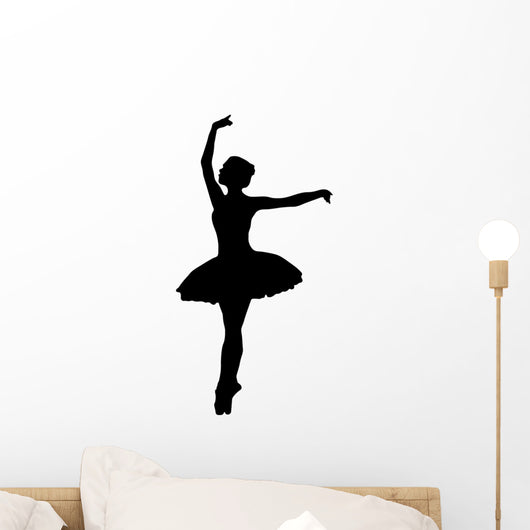 Black Ballet Silhouette Wall Decal