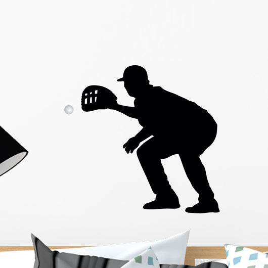 Baseball Silhouette Wall Decal