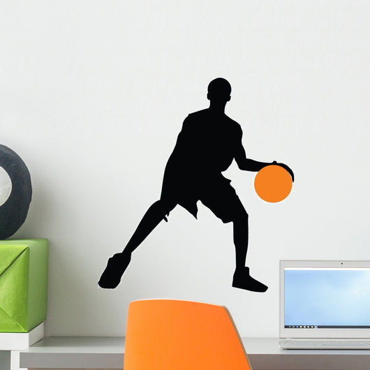 Basketball Player Silhouette Wall Decal