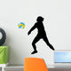 Volley Ball Silhouette Wall Decal