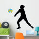 Volley Ball Silhouette Wall Decal