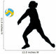 Volley Ball Silhouette Wall Decal
