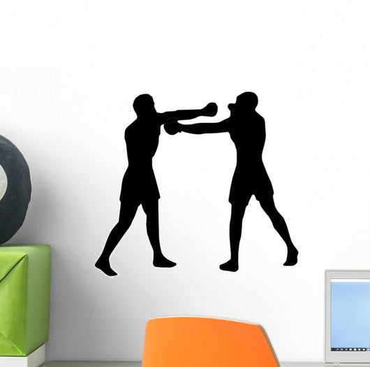 Boxing Silhouette Wall Decal