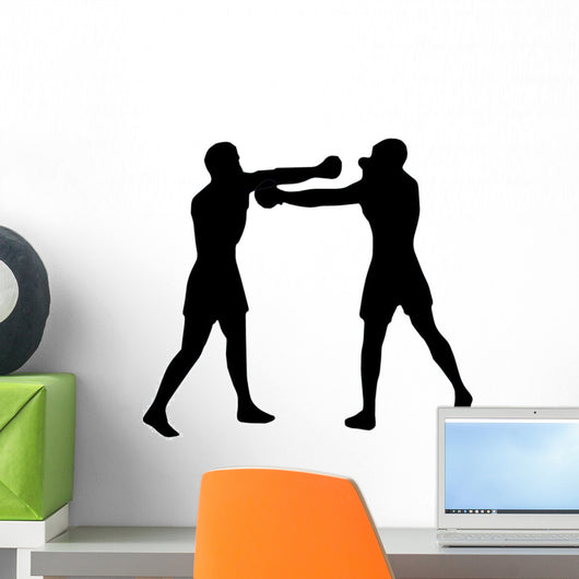 Boxing Silhouette Wall Decal