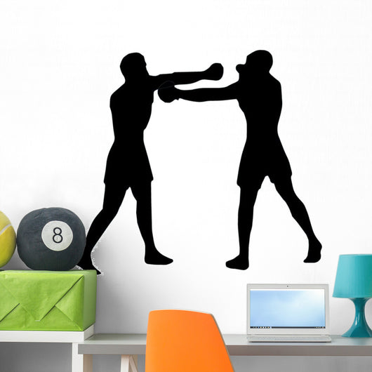 Boxing Silhouette Wall Decal