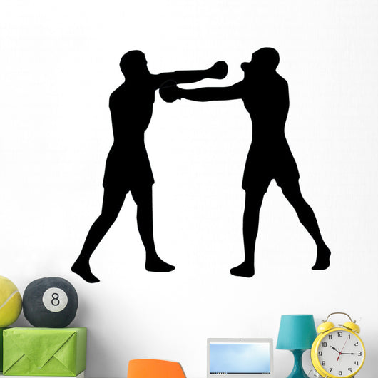 Boxing Silhouette Wall Decal