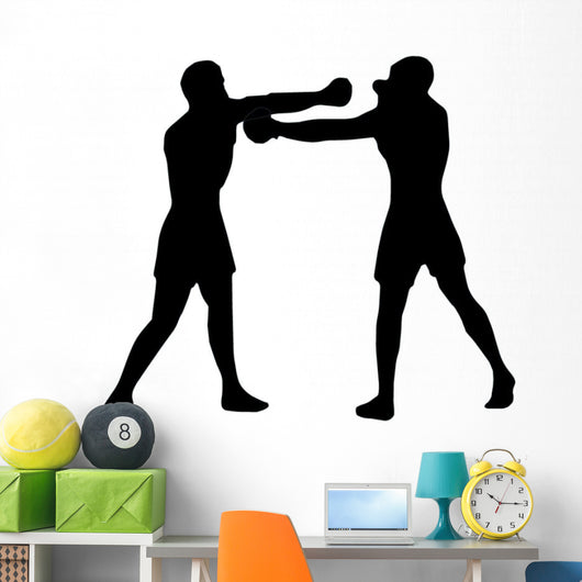 Boxing Silhouette Wall Decal