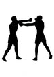 Boxing Silhouette Wall Decal