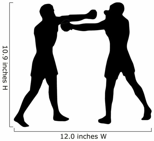 Boxing Silhouette Wall Decal