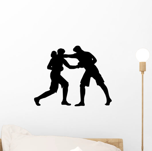 Boxing Silhouette Wall Decal