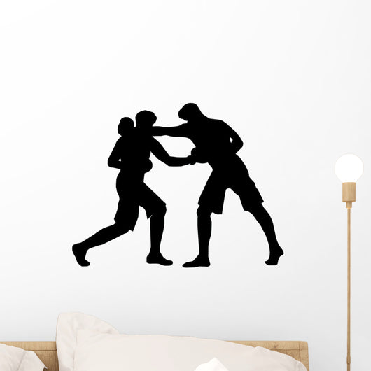 Boxing Silhouette Wall Decal