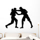 Boxing Silhouette Wall Decal